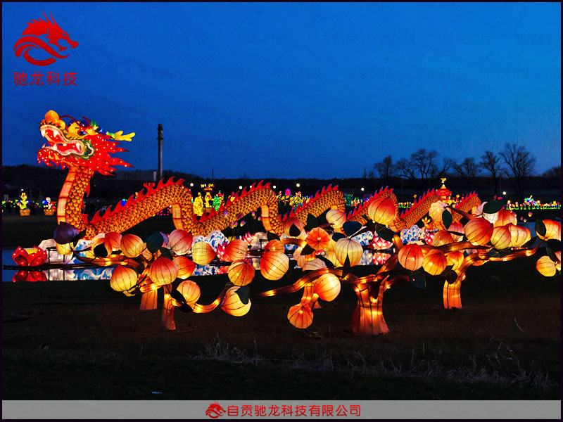 花燈制作-大型中國龍造型燈組